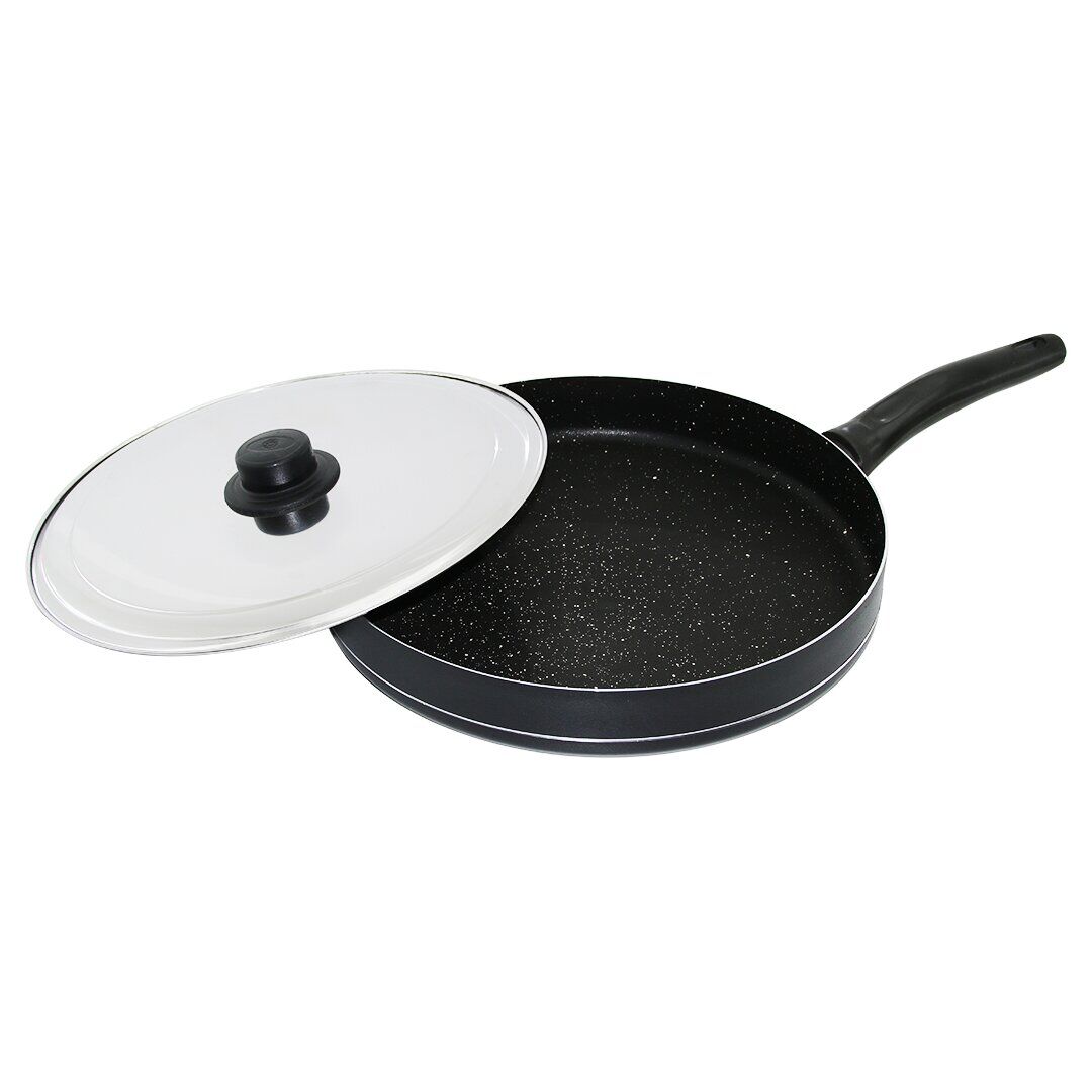 EBRİŞ MUTFAK ( METAL KAPAKLI ) ( TEFLON ) ( 30CM ) ( BALIK ) TAVASI*20