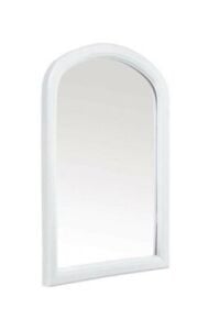 ÇELİK AYNA-671 BEYAZ MİNİ TEK AYNA*10