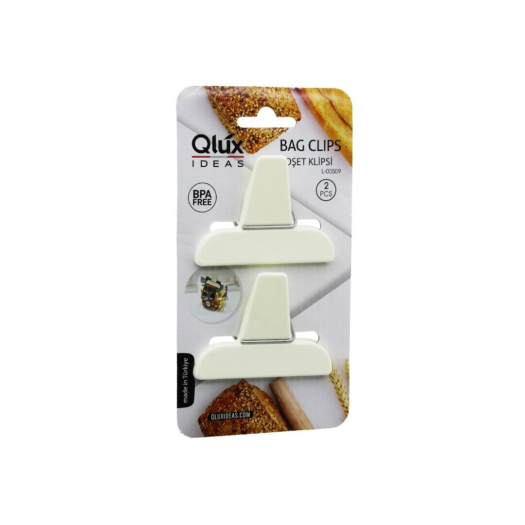 QLUX L-00509 ( 2PCS ) MANDALLI POŞET KLİPSİ*50=K