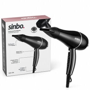 SİNBO SHD-1704 ( SİYAH ) ( FORM BAŞLIK ) SAÇ KURUTMA MAKİNESİ ( 2.5 METRE GÜÇ KABLOSU ) ( 2 KADEMELİ HIZ AYAR & 3 KADEME SICAKLIK AYAR )*8