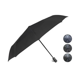 MARLUX MAR-9112( M ) ( ERKEK & BAY & YARI OTOMATİK ) ŞEMSİYE ( SİYAH SAP )*12X5                     qwe05