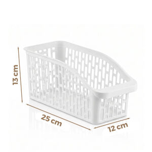 URVE UR-3564 ( 25X13X12CM ) ( BEYAZ ) ( JUMBO ) ( DÜZENLEYİCİ ) PLASTİK ÇOK AMAÇLI ORGANİZER*48=K