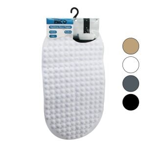 İBİCO İ21-001 (OVAL & PLASTİK) (KABARTMA TOP DESENLİ & RENKLİ) (63PCS VANTUZLU) KAYDIRMAZ BANYO & KÜVET PASPASI(34X65CM)*60