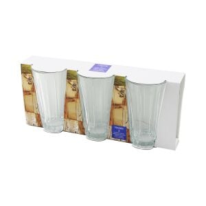 PAŞABAHÇE NESSIE-520025 ( 3PCS ) ÜÇLÜ CAM MEŞRUBAT BARDAK*6=K