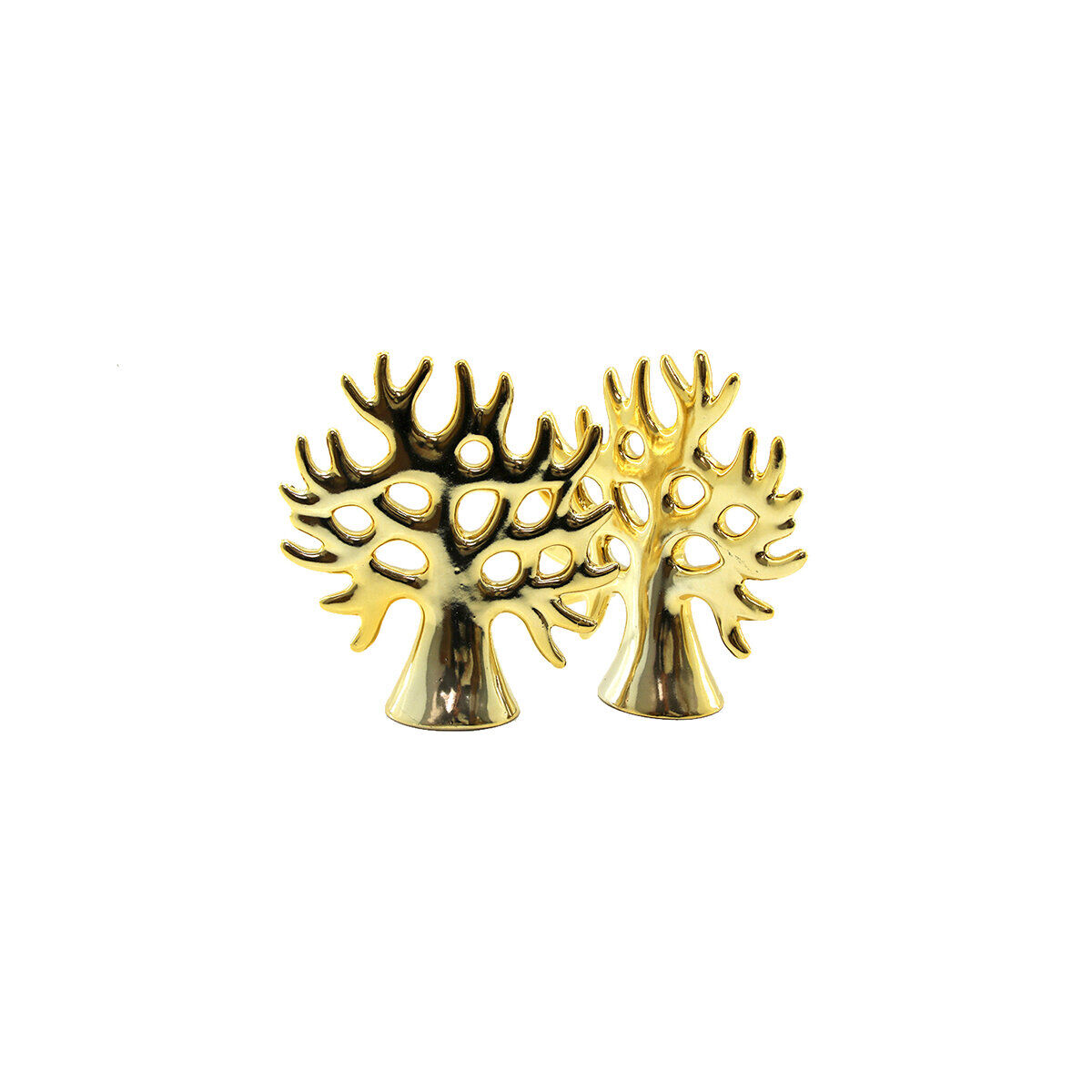 İBİCO İ12-139 ( AĞAÇ & ORTA ) ( GOLD & SERAMİK ) BİBLO & DEKORATİF SÜS EŞYASI*12X20