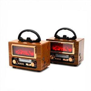 NSS PLATOON NS-901BT PL-4715 ( USB ŞARJLI & ŞÖMİNE ) ( İBRELİ ) FM RADYO RETRO ( MP3 USB & TF PLAYER ) SPEAKER*40