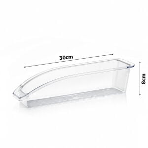 URVE UR-3580 ( 30X8CM ) ( ŞEFFAF) ( DÜZENLEYİCİ ) PLASTİK MİKA MODÜLER ÇOK AMAÇLI ORGANİZER*24=K