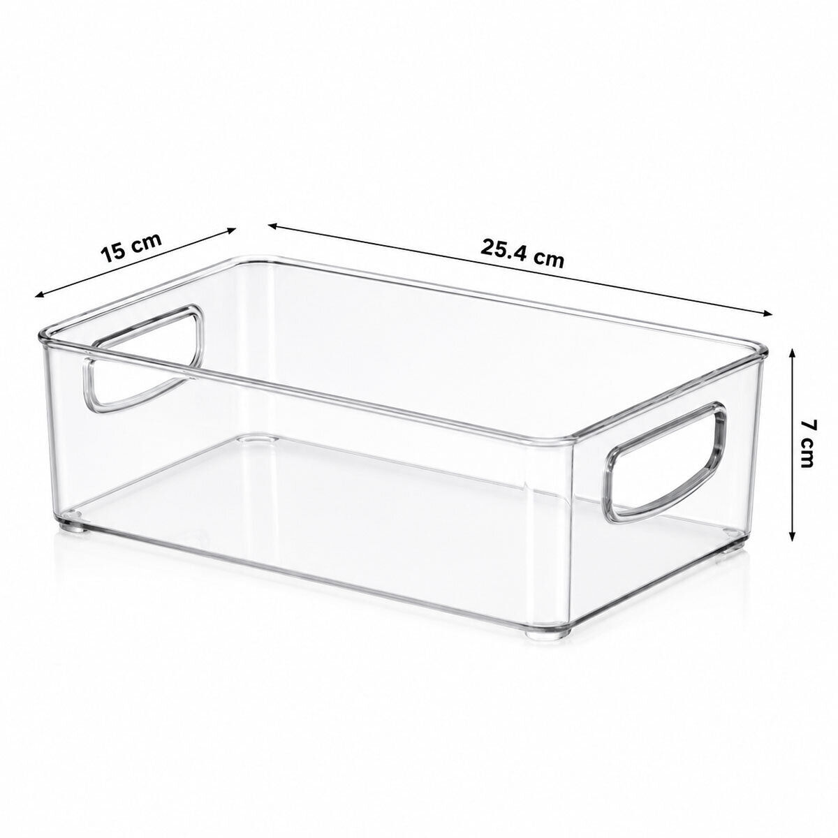 URVE UR-3567 ( 25.4X15X7CM ) ( ŞEFFAF ) ( DÜZENLEYİCİ ) PLASTİK MİKA MODÜLER ÇOK AMAÇLI ORGANİZER*12=K