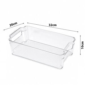 URVE UR-3570 ( 32X20X10CM ) ( ŞEFFAF) ( DÜZENLEYİCİ ) PLASTİK MİKA MODÜLER ÇOK AMAÇLI ORGANİZER*24