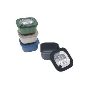 SOFTCHEF-00681 LINE ( 600ML ) RENKLİ PLASTİK SAKLAMA KABI ( VAKUM KAPAK )*24=K