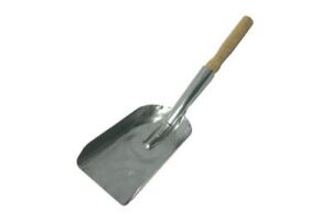 İBİCO ( METAL ) ( KÜÇÜK & DAR ) GALVANİZ METAL SOBA KÜREK ( AHŞAP SAPLI )*50