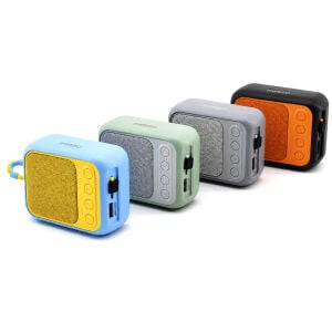 KIMISOP KMS-312C PLATOON PL-4692 BLUETOOTH WİRELESS ( MİNİ ) HOPARLÖR SPEAKER RENKLİ ( TYPE-C ŞARJLI ) ( 5W ) ( MİKROFON & KART GİRİŞİ)*100