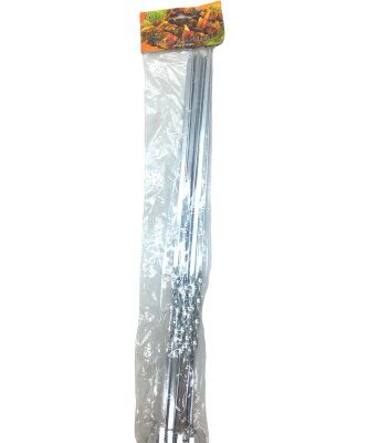 İBİCO K-96 ( 10PCS ) ( TAVUK & KANAT ) ( DAR YASSI ) METAL MANGAL ŞİŞİ*144