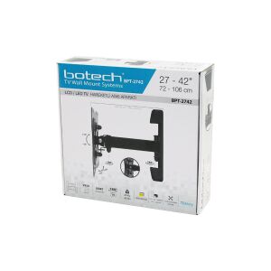 BOTECH BPT-2742 ( LCD & LED TV ) ( HAREKETLİ ) TV ASKI APARATI ( 72X106CM ) ( 27''- 42'' ) ( 180° ) (20KG. TAŞIMA KAPASİTE)*12