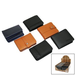 MKM MAN ( 02-90-65 ) ( DESİGN ) CÜZDAN ( SUNİ DERİ ) ( MİX=YATAY-DİKEY ) ( BRKT-419127 )*30X1