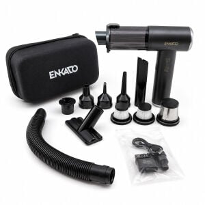 ENKADO EKD-SP10 ( OTO ARAÇ ) ( SARJLI ) ( 100W & 9 BAŞLIK & 3 FİLTRE ) EL TİPİ BASINÇLI HAVA ÜFLEME & ARAÇ SÜPÜRGE MAKİNESİ ( TAŞIMA ÇANTALI )*24