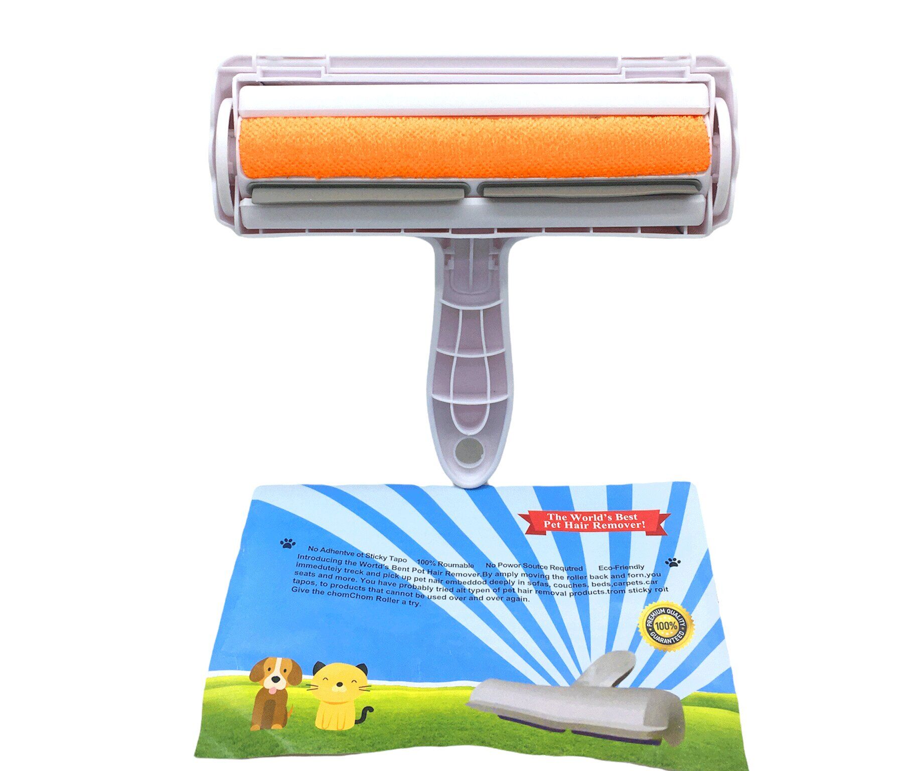 BAYSA-930 ( GIRGIRLI ) ( PLASTİK HAZNELİ ) TÜY TOPLAYICI RULO ( PET SHOP )*70