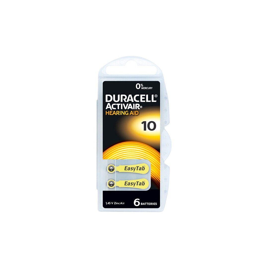DURACELL ( 10 ) ( 6PCS ) İŞİTME CİHAZI KULAK PİLİ*10X10