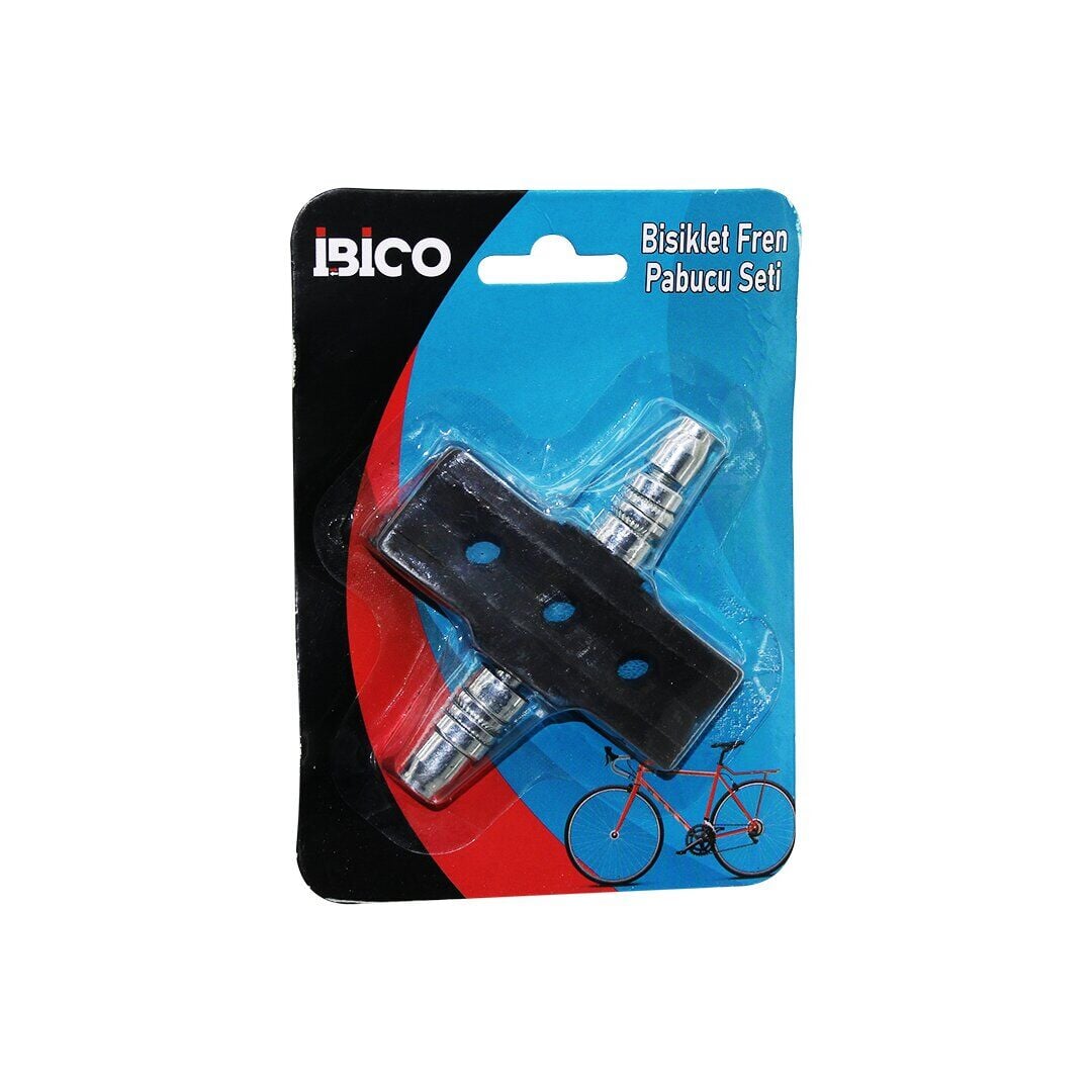 İBİCO İ18-032 ( 2PCS ) BİSİKLET FREN PABUÇ SET ( FREN PABUCU SETİ )*10X24