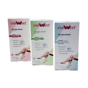 ESSWEET (41PCS) SİR AĞDA BANT SET (AZULEN-NATUREL-PUDRALI) (20 VUCUT& 8 YÜZ& 8 K.ALTI BANT& 5AD.T.MENDİL) ( BANDI )*18=K