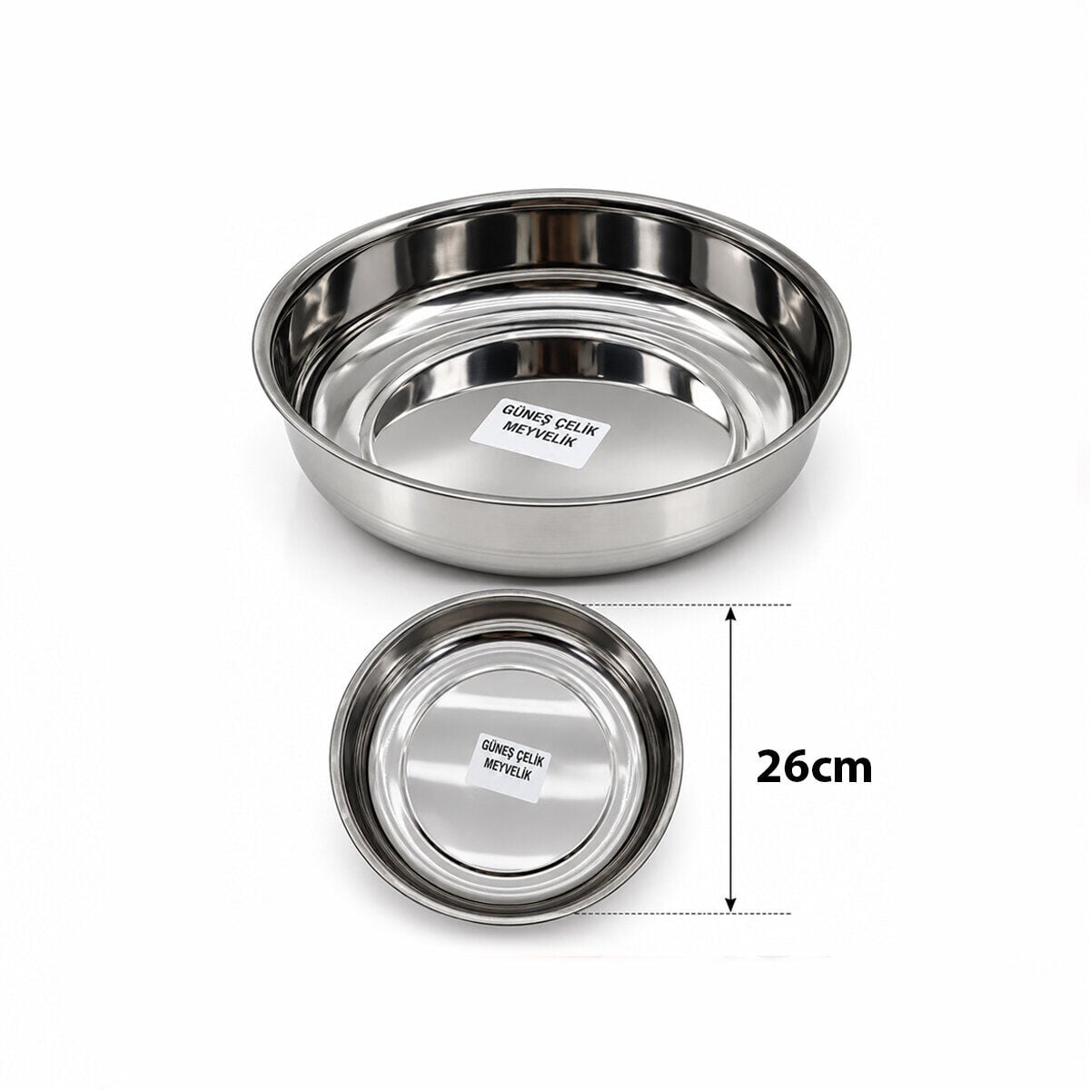 GÜNEŞ ÇELİK ( 26CM ) MEYVELİK*100