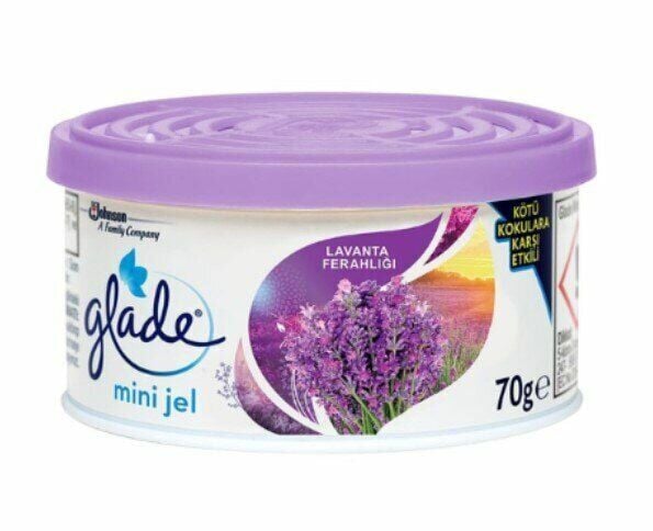 GLADE MİNİ JEL LAVANTA FERAHLIĞI ORTAM ODA KOKUSU 70g*12=K