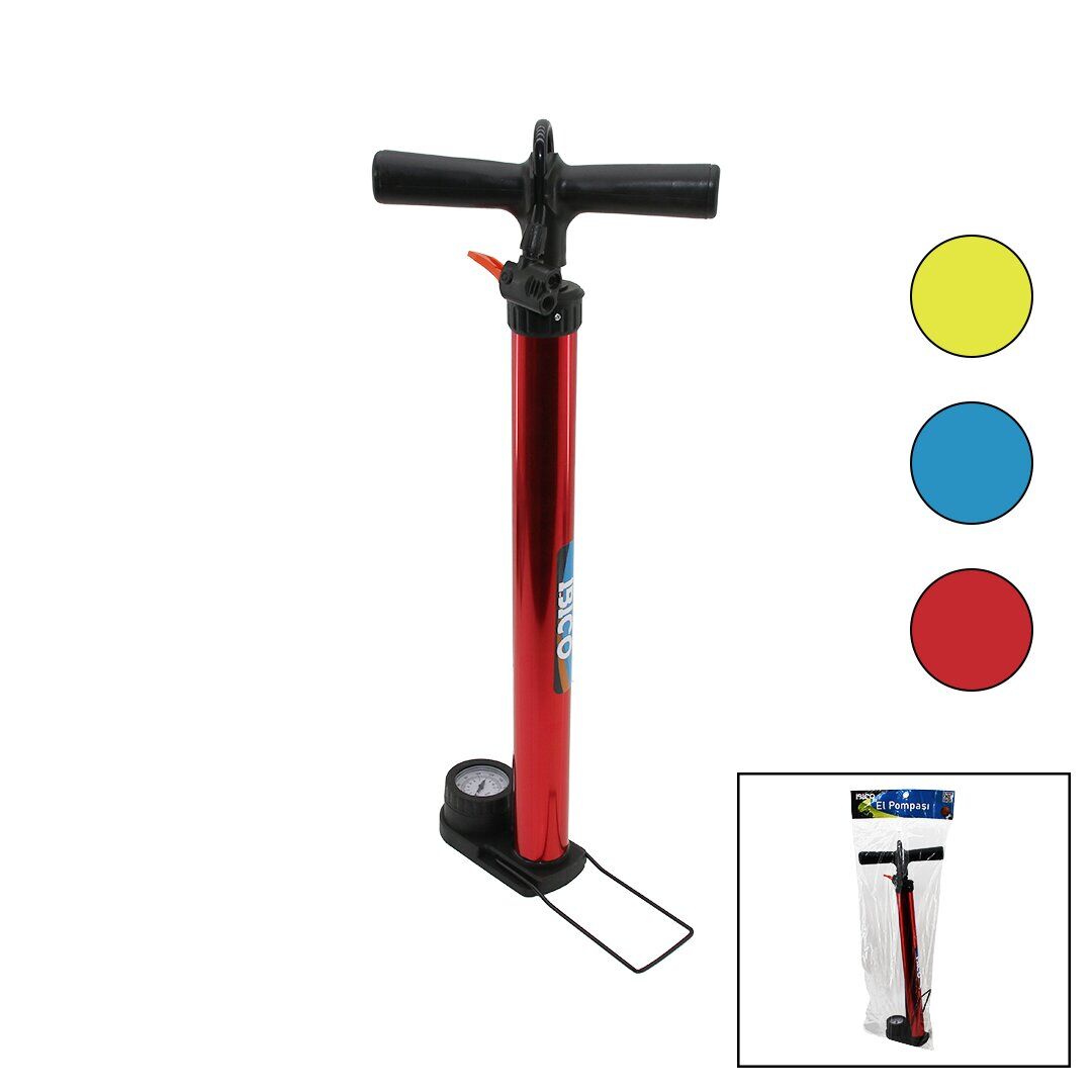 İBİCO İ18-040 ( SAATLİ ) İRAN EL POMPASI ( METAL GÖVDE ) ( PLASTİK KOL & ALTLIK ) ( 55CM ) ( TOP & BİSİKLET & MOTOR )*20