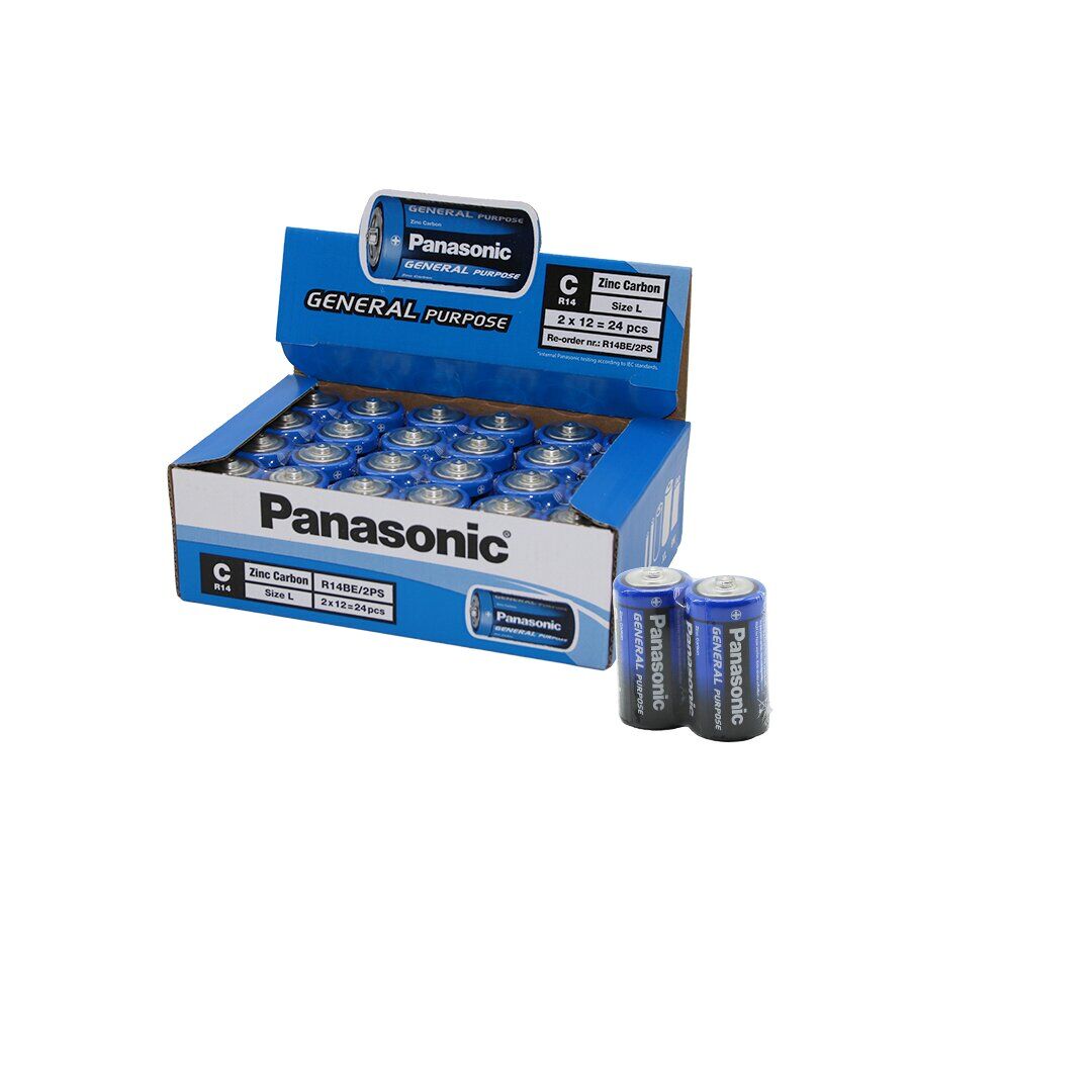 PANASONİC ( C ) ( ORTA ) PİL ( 24PCS )*1X20