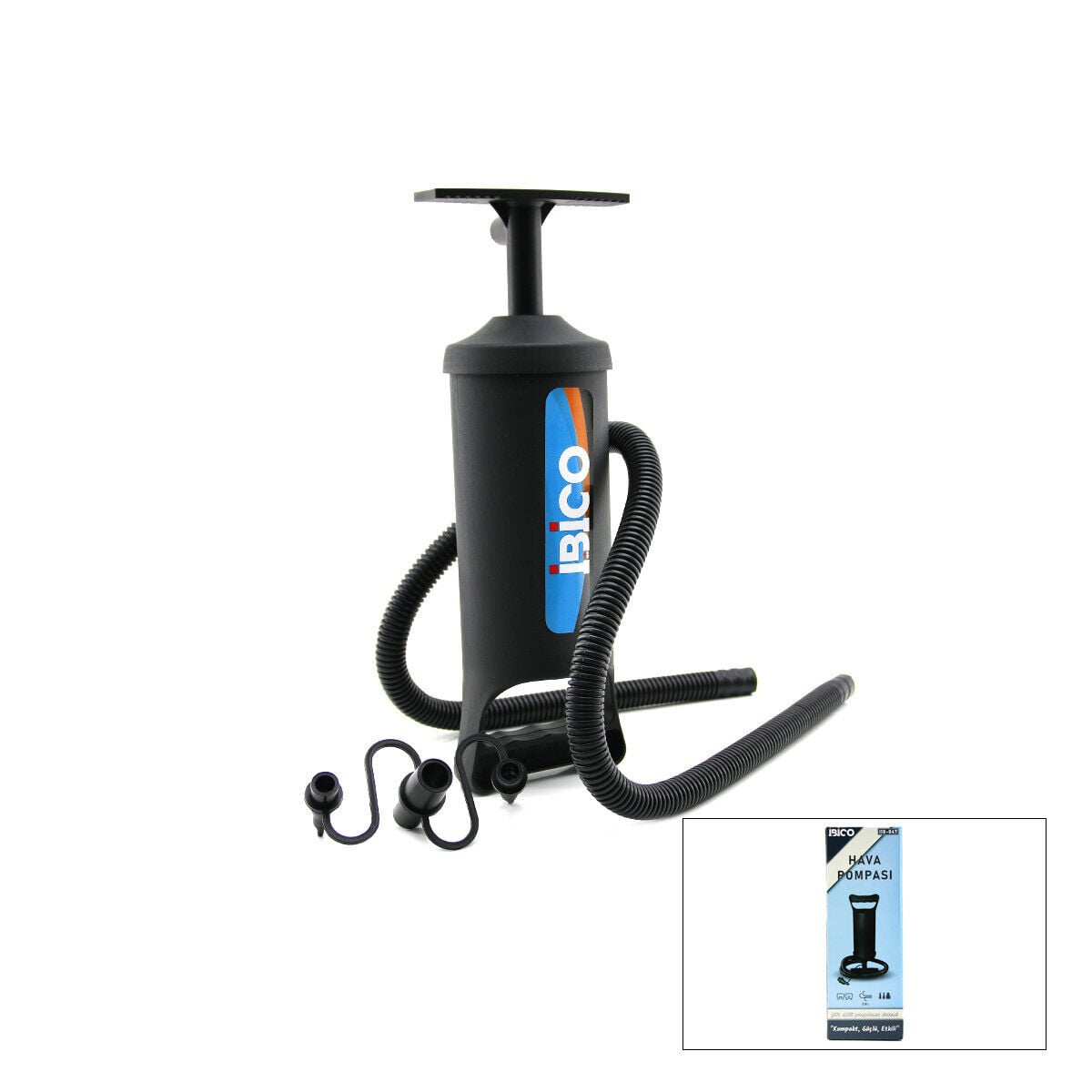 İBİCO İ18-047 HT-1 (12'') (0.9L) PLASTİK (HAVUZ POMPASI) (3 UÇLU) (HORTUM=110CM)*36