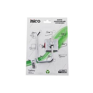 İBİCO BANYO BNY-508 ( METAL ) ( AÇIK WC ) KAĞITLIK ( YAPIŞKANLI MONTAJ )*50