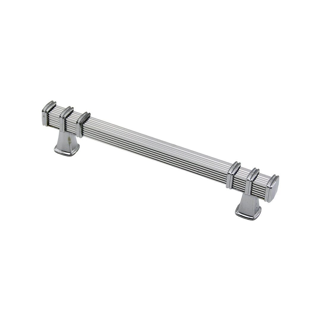 İBİCO-969 ( 12.8CM ) ( YÜZÜK KROM & KULP KROM ) ( KARE ) ÇEKMECE KULP*10X5