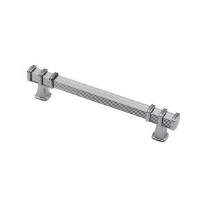 İBİCO-969 ( 12.8CM ) ( YÜZÜK KROM & KULP KROM ) ( KARE ) ÇEKMECE KULP*10X5