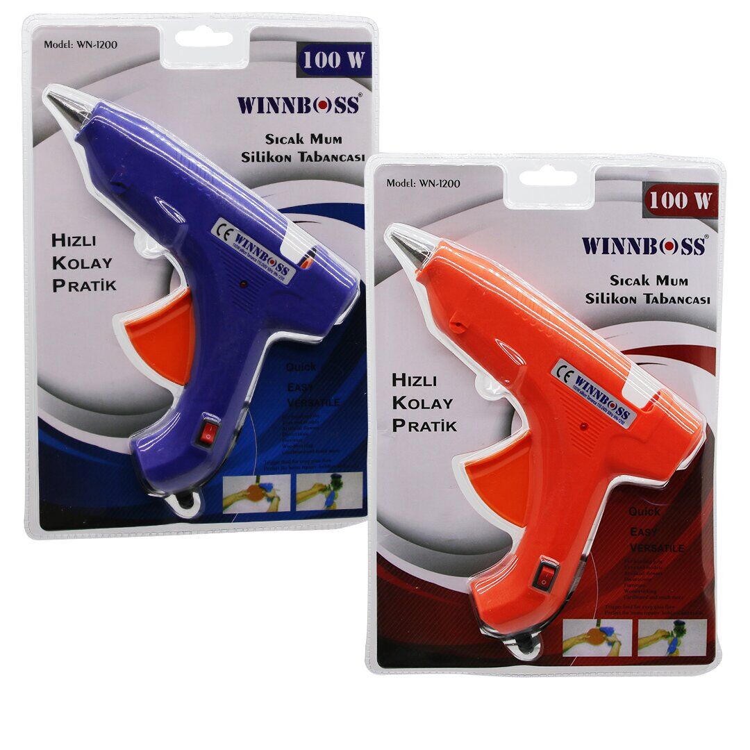 WINNBOSS WN-1200 ( 100W ) ( ANAHTARLI ) ( SICAK ) ( KALIN MUM ) SİLİKON TABANCASI*60