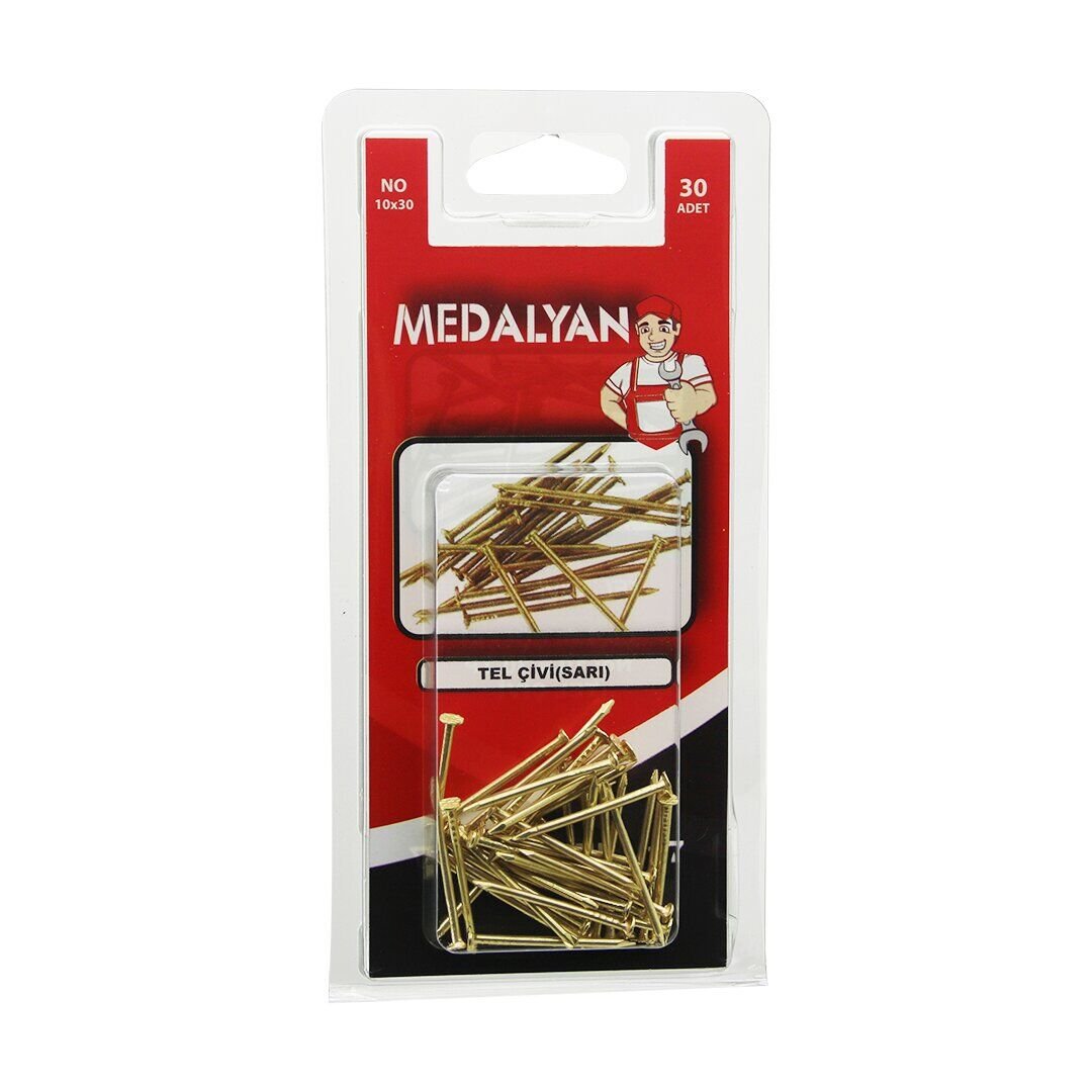 MEDALYAN DL-17 ( NO-10X30 ) TP TEL ÇİVİ ( 30PCS ) *12X10