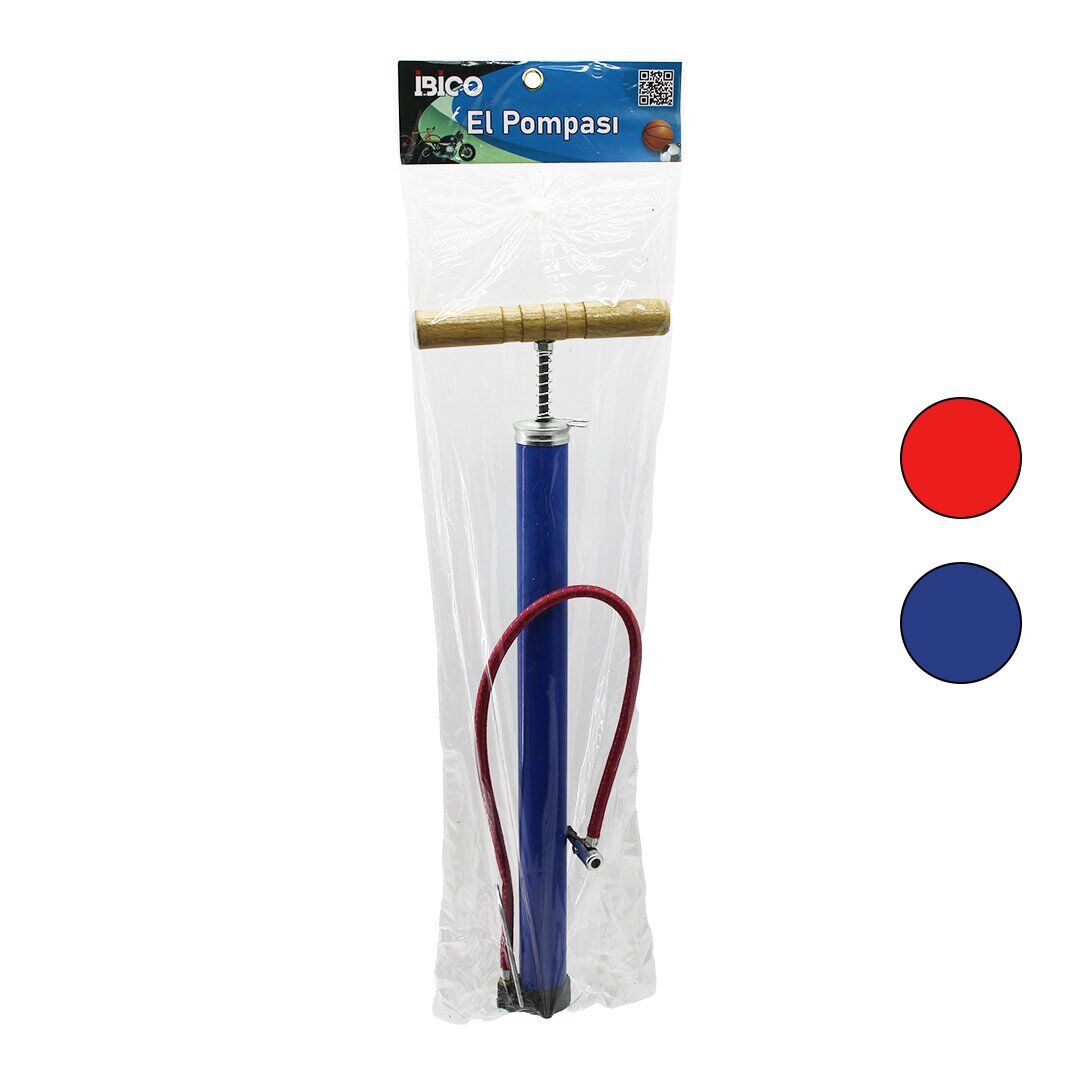İBİCO İ18-041 ( METAL GÖVDE ) ( AHŞAP KOL ) ( İRAN ) EL POMPASI ( 55CM ) ( TOP & BİSİKLET & MOTOR ) (AYAKLIK APARATLI)*30