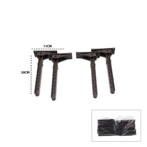 İBİCO-979 ( KAHVERENGİ ) SOFRA AYAK ( KOMPLE PLASTİK ) ( 20CM ) ( AÇ KAPA )*4X50