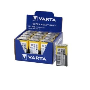VARTA 6F-22 ( 9 VOLT ) PİL ( E-BLOCK ) ( 12PCS )*1X18