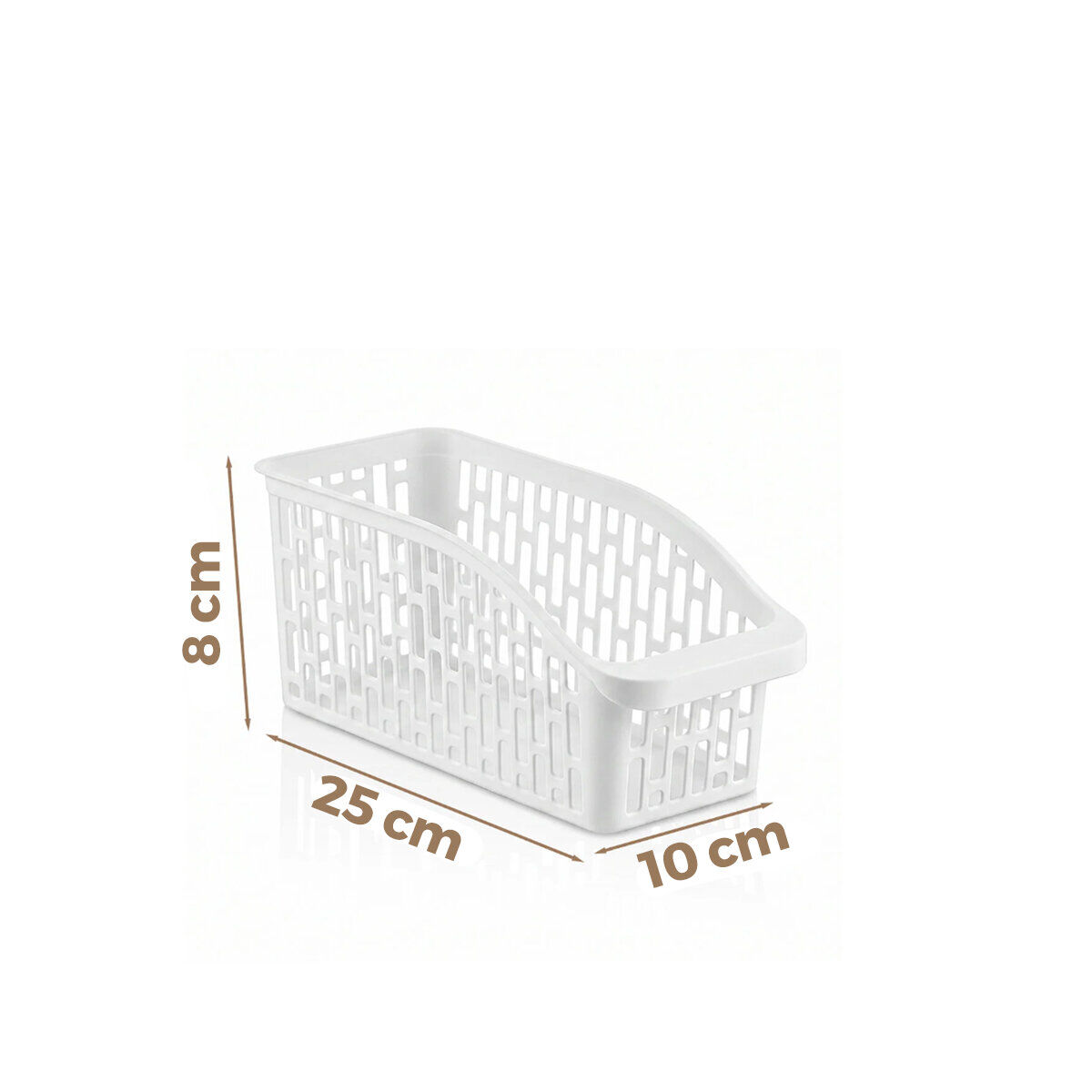 URVE UR-3561 ( 25X10X8CM ) ( BEYAZ ) ( MINI ) ( DÜZENLEYİCİ ) PLASTİK ÇOK AMAÇLI ORGANİZER*60=K