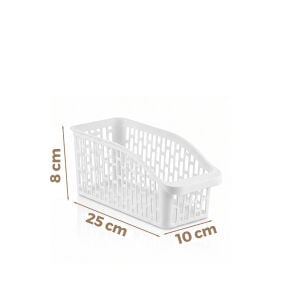 URVE UR-3561 ( 25X10X8CM ) ( BEYAZ ) ( MINI ) ( DÜZENLEYİCİ ) PLASTİK ÇOK AMAÇLI ORGANİZER*60=K