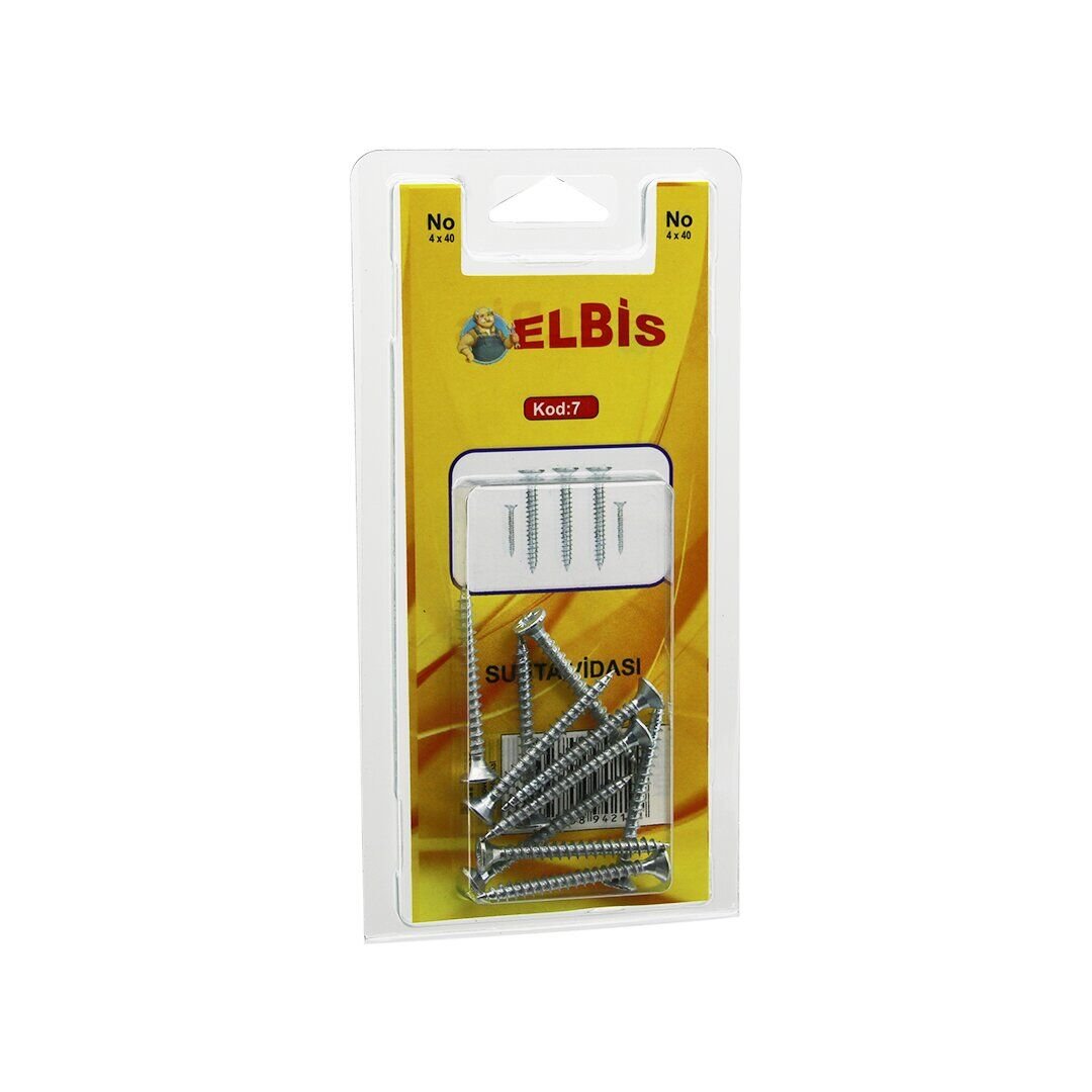 ELBİS-07 ( 4X40 ) DÜBELLİ VİDA*12X24