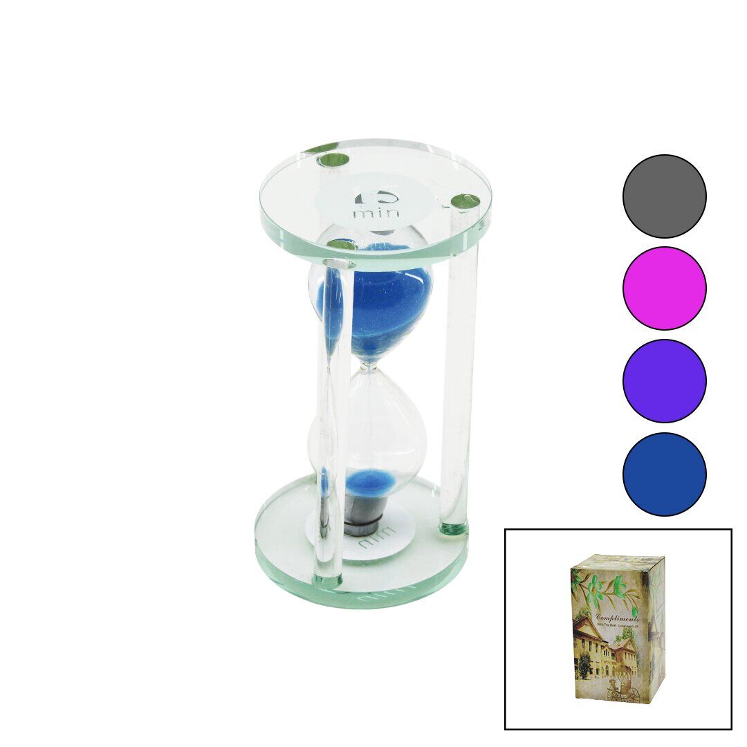 COMPTİMENTS YAKUT-9336 FYS-002 (ORTA & 10DK) CAM KUM SAATİ (CAM STANDLI= ÇAP: 6.8CM-YÜKSEKLİK: 11.5CM)*72