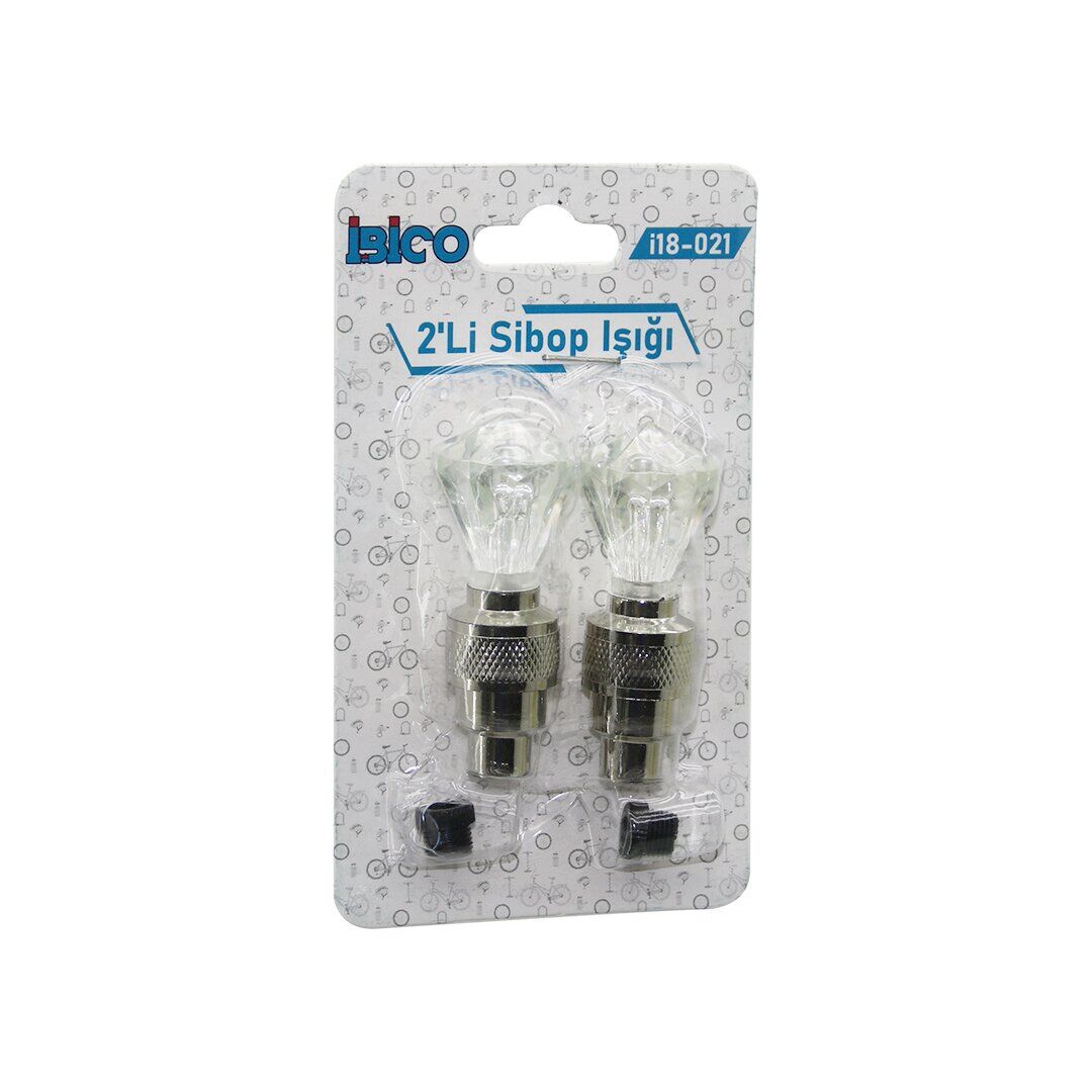 İBİCO İ18-021 ( 2PCS ) ( ELMAS KESİM PRİZMA MODEL & ŞEFFAF ) SİBOP IŞIK ( PİLLİ ) (BİSİKLET & MOTOR & ARAÇ)(HAREKET SENSÖRLÜ)*50X10