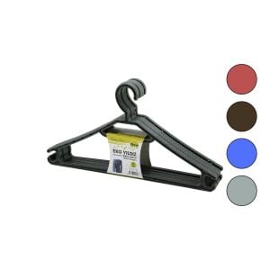 ANZ PLASTİK EKO YILDIZ ( 6PCS ) RENKLİ ESNEK PLASTİK ELBİSE ASKISI*20=K