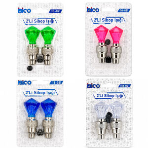 İBİCO İ18-021 ( 2PCS ) ( ŞEFFAF ) ( ELMAS KESİM PRİZMA MODEL ) SİBOP IŞIK ( PİLLİ ) (BİSİKLET & MOTOR & ARAÇ)(HAREKET SENSÖRLÜ)*50X10