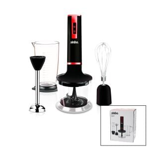 SİNBO SHB-3117 BLENDER SETİ (DOĞRAYICI & MİKSER & BLENDER) (2 KADEME HIZ) (DC MOTOR & 300W) (700ML HAZNE & 800ML ÖLÇÜ KABI)*4