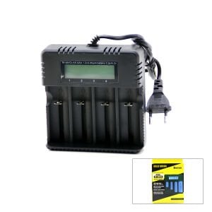 GOLD ORION OR-8992A ( 4LÜ ) ( PİL ŞARJ ) ALETİ ( 3000mA ) ( 4.2V ) ( FİŞLİ=AC 100-240V ) ( ETC & 26650 & 18650 & 16340 )*100