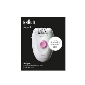 BRAUN SE(1)-010 ( SİLK•.EPİL 1 )LEGS EPİLATÖR EPİLASYON CİHAZI KUTULU*6