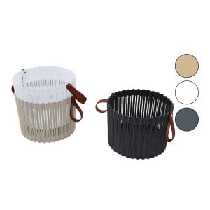 SUNPLAST SD-5511 (YUVARLAK) (8.5LT) FLEXION ÇOK AMAÇLI SEPET (RENKLİ PLS.) (SİLİKON KULP) (ÇAP:24CM & DERİNLİK:17.8CM)*12=K