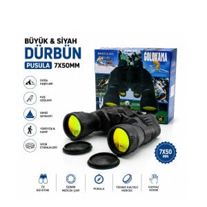 GOLDKAMA KL-22 ( BÜYÜK & SİYAH ) DÜRBÜN ( PUSULA ) (  7X50MM ) ( 168FTX1000YRF )*24