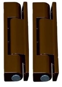 DÜZ METAL ( KAHVERENGİ & METAL ) ( 95MM & PVC KAPI ) MENTEŞE*20X7.5